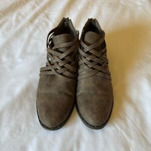 Maurices brown booties.  Size 8